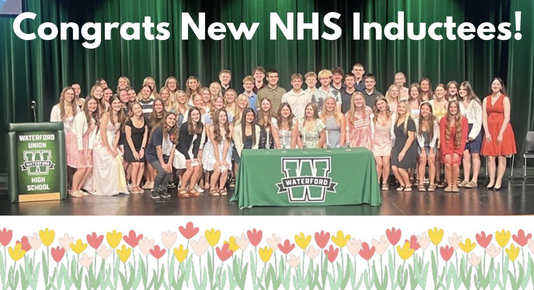 JessicaThoen's tweet photo. Congrats! We can’t wait to see what great service projects are to come @WaterfordUnion
 #2026NHS #Wolverinepride https://t.co/Q1weAGvI9q