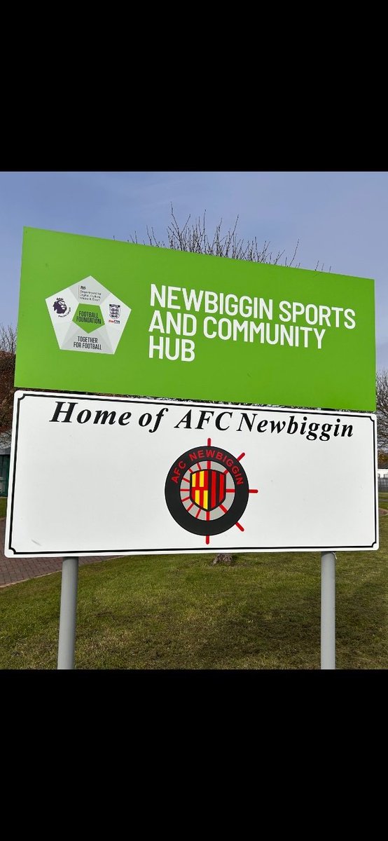 Spudlaw1990's tweet photo. 76th game of the 25/26 season and a trip to watch @AFCNewbiggin vs @AlnwickTownAFC 

A hard fought battle that seen both sides having a man sent off and the game finishing 1-1

Ground 162

#groundhopping #nonleaguefootball #nonleaguefans https://t.co/rmqQmyxAr8