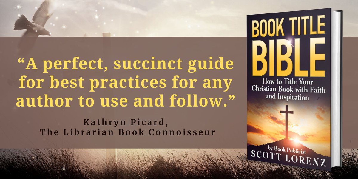 AuthorNetwork's tweet image. “Attention Christian Authors! You must read this book BEFORE you title your book.” — Jess Todtfeld, Author Media Secrets; Former TV Producer NBC, ABC, FOX News a.co/d/cj2QJ8u #WritingCommunity #ChristianBooks #AmReading @abookpublicist