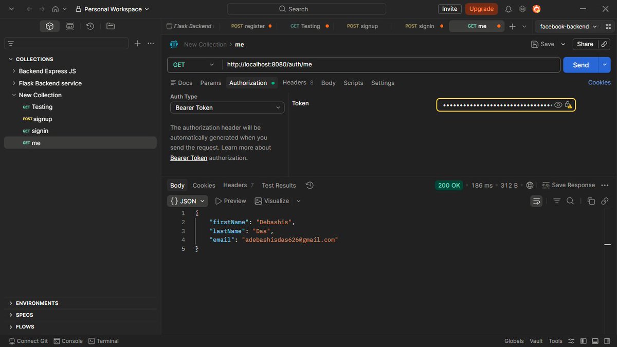 DebashisDa570's tweet image. Rebuilt an authentication system with Express, TypeScript, PostgreSQL (Dockerized), and Drizzle ORM.

@piyushgarg_dev @Hiteshdotcom @ChaiCodeHQ 
#webdevelopment #learninginpublic #typescript #drizzle