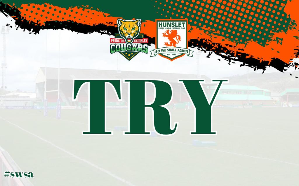HunsletRLFC's tweet photo. (52) HUNSLET TRY Liam Carr, converted by Jowitt 30-32 https://t.co/XqG0sdQhxk