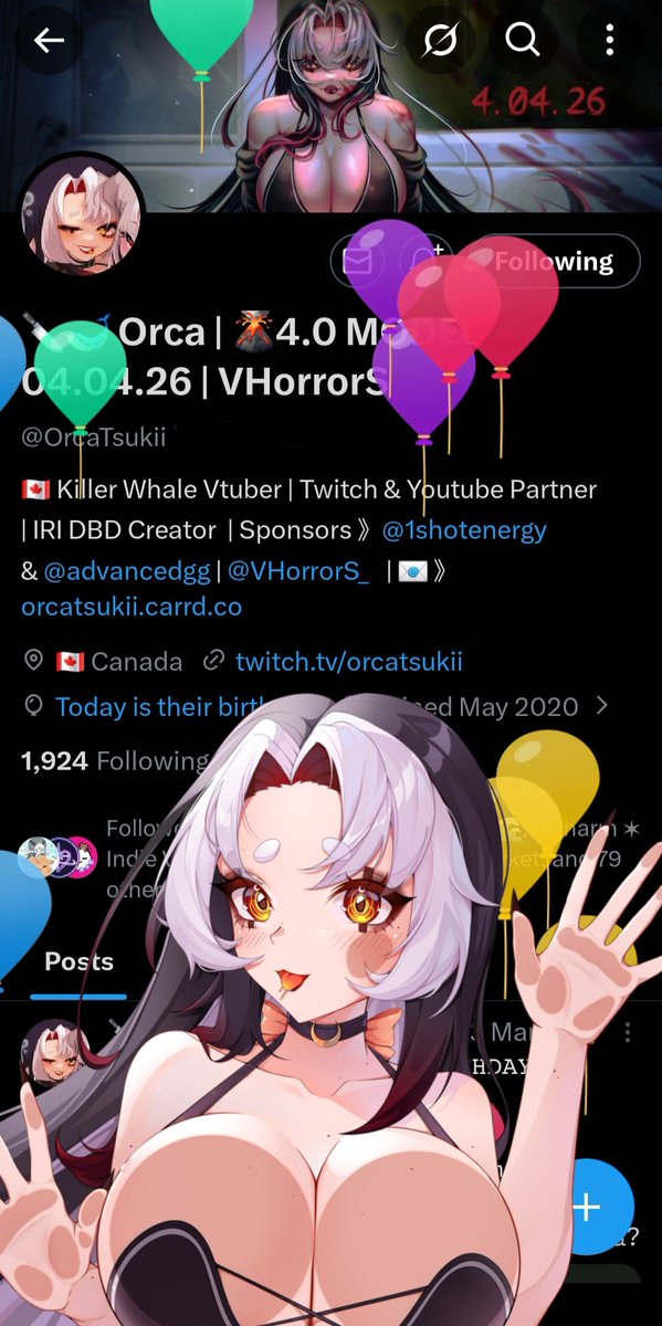 🔪🐋 Orca | VHorrorS ⤳ OshiUplink tweet media