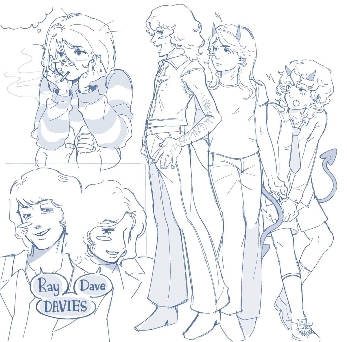 raymnzarek's tweet photo. doodles of guys i havent doodled in a long time https://t.co/QsTqUykVfB