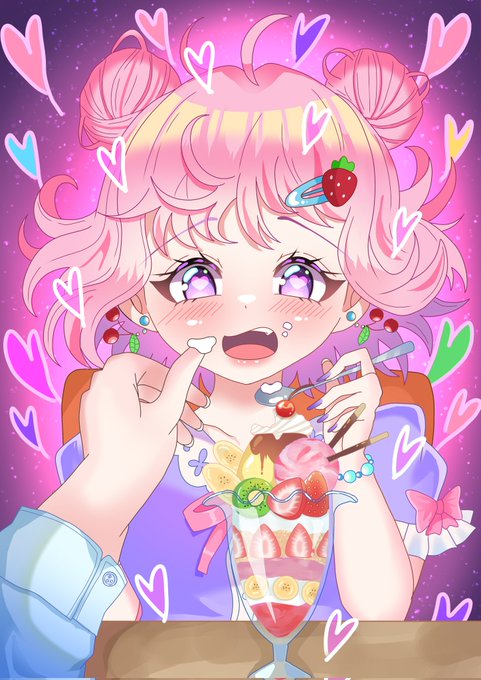 イラコンの絵が完成した!!!
今回のテーマがスイートだったので
恋する女の子の甘い恋心とスイーツをテーマに描かせていただきました!
🎂🩷

イラコンに初めて挑戦するという第1歩を歩むことができて、本当に良かったなって思います! 