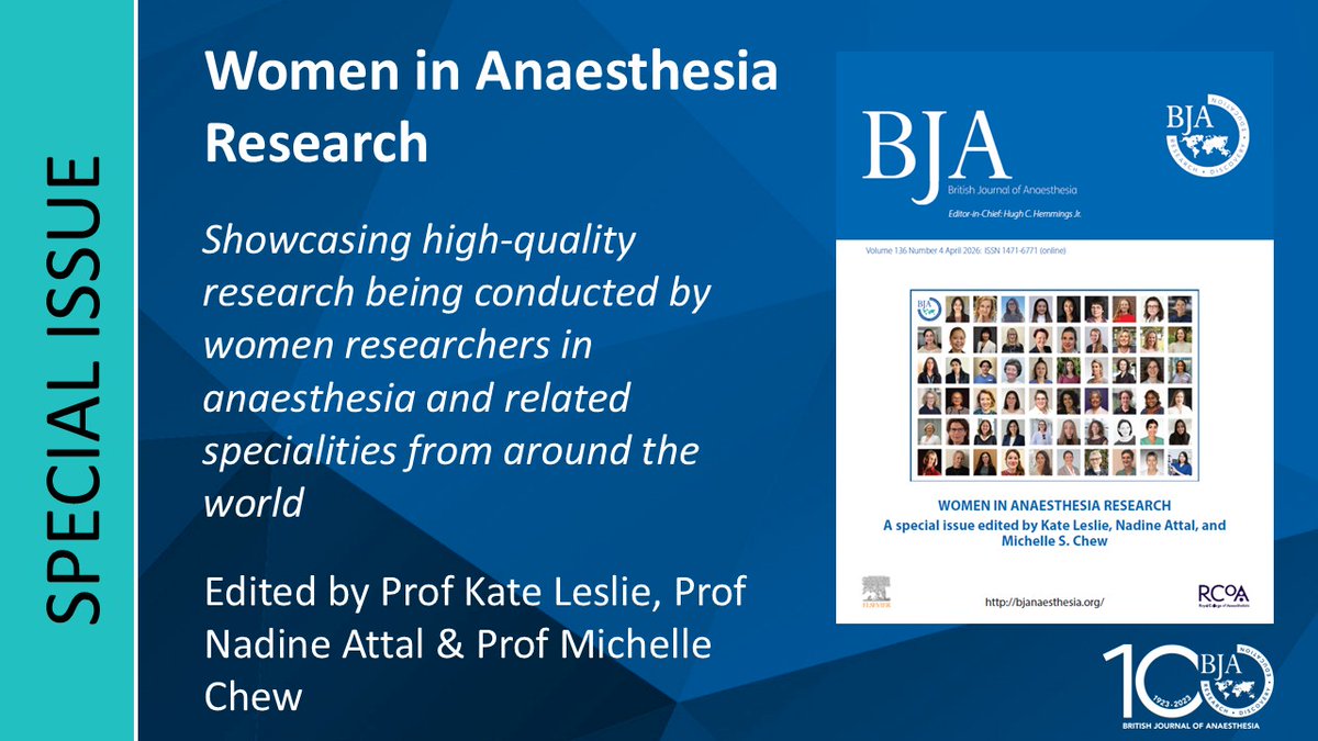 British Journal of Anaesthesia tweet media