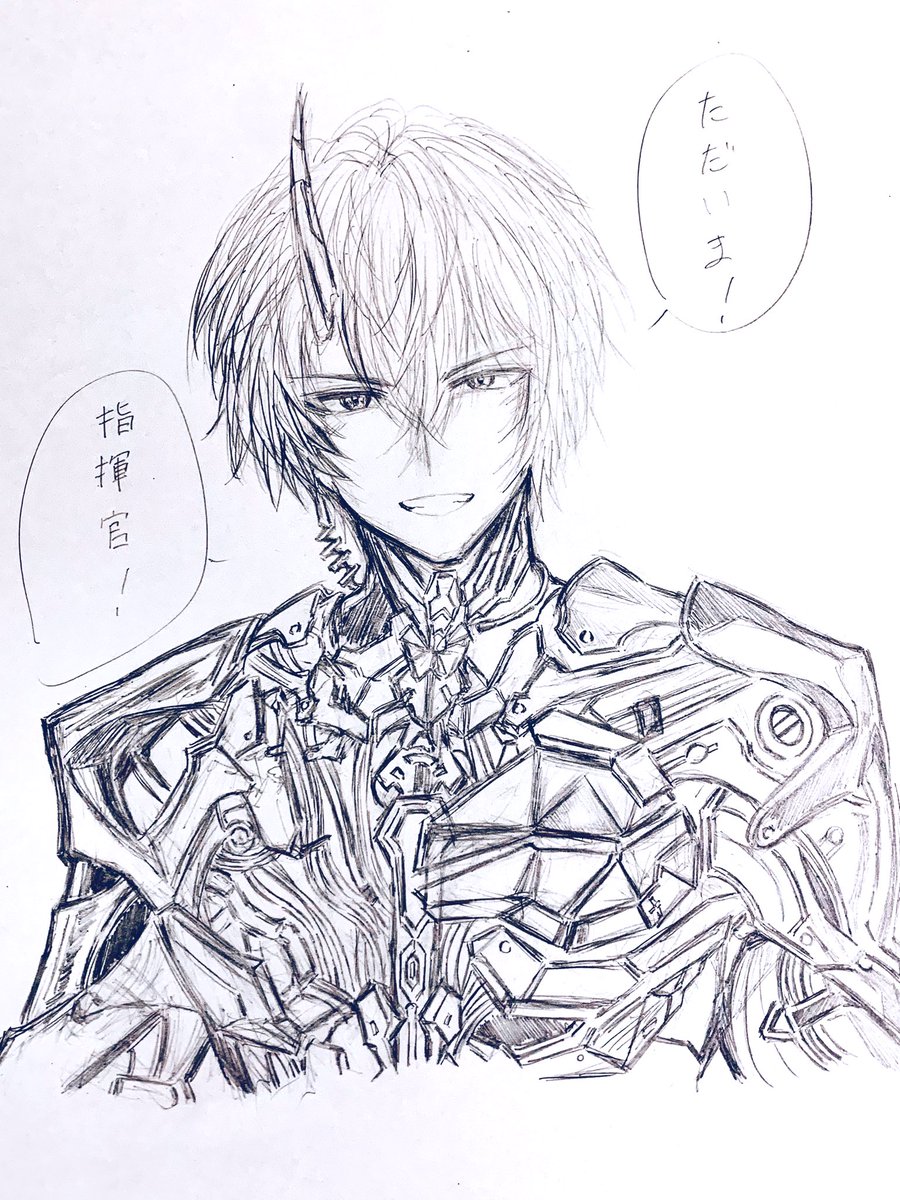 暉力頑張って描いてる… 