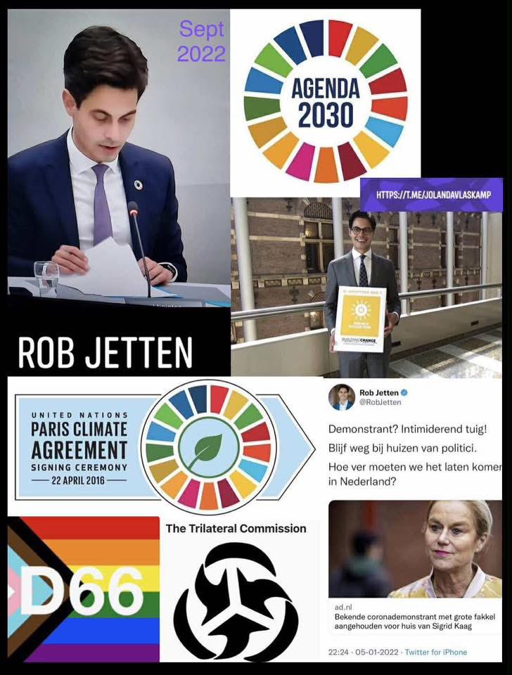 agtmael_mieke's tweet photo. Never!!
Ik sta achter @lidewij_devos
@RobJetten @D66 #WEF666 jij hebt niets te willen….
Trekpop van de kwaadaardige GriezelS!
Satanische Narcistische Globalistische NitWit! Gij ligt aan het infuus van die corrupte Duitse Ursula von der Leyen! ENGERD!
#FLIKKEROB https://t.co/H1FAifjp74