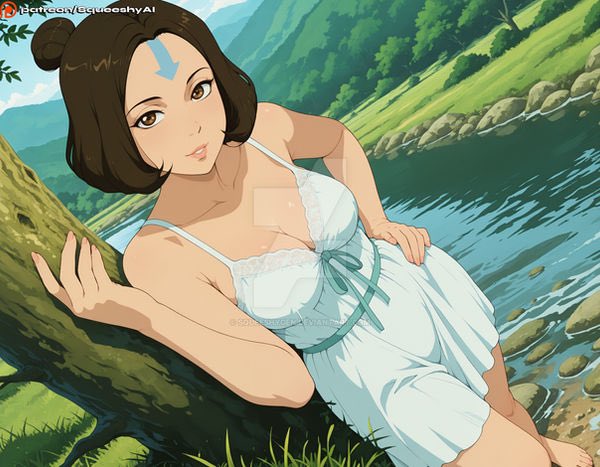 Ty Lee & Katara the Acrobat & Healer. And Friends. tweet media