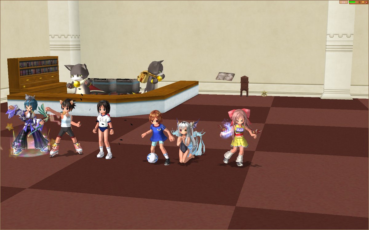 strider_acronia's tweet photo. 4月になりました。でもネコです。
ケットシーです。猫の魅力には抗えません…。

AAのロビーで色々遊んで騒いでたら、後ろの方で受付のケットシーさんがジトーーッとした目で見てました……。
#econline https://t.co/SIC7O0Zn8y