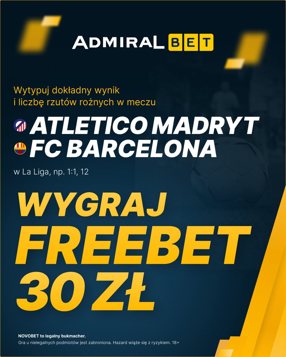 AdmiralBet.pl tweet media