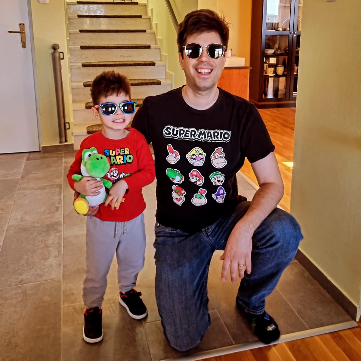 danielsimac's tweet photo. The new #SuperMarioGalaxyMovie got released just in time for my birthday in a few days, making for a great birthday present treat from my mom and for Benjamin's first cinema experience. Overall, great time and movie, a success! https://t.co/oEmEqA144H