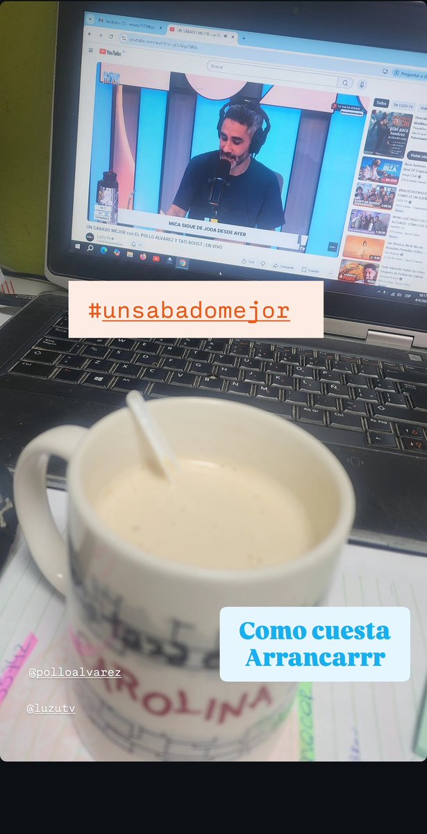 carito7288's tweet photo. Que lindo los sábados asi 
#luzutv
 #unsabadomejor https://t.co/RHtY2y6MuO