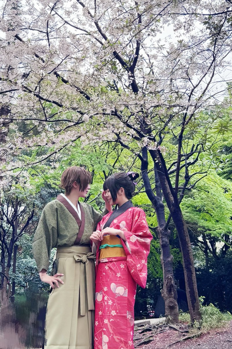 as_igi's tweet photo. Cosplay / 薄桜鬼

平千END衣装で遊んでました🌸
幸せな写真が沢山で嬉しい〜！

 #アコスタ池袋 https://t.co/mwtE8Fv2tP