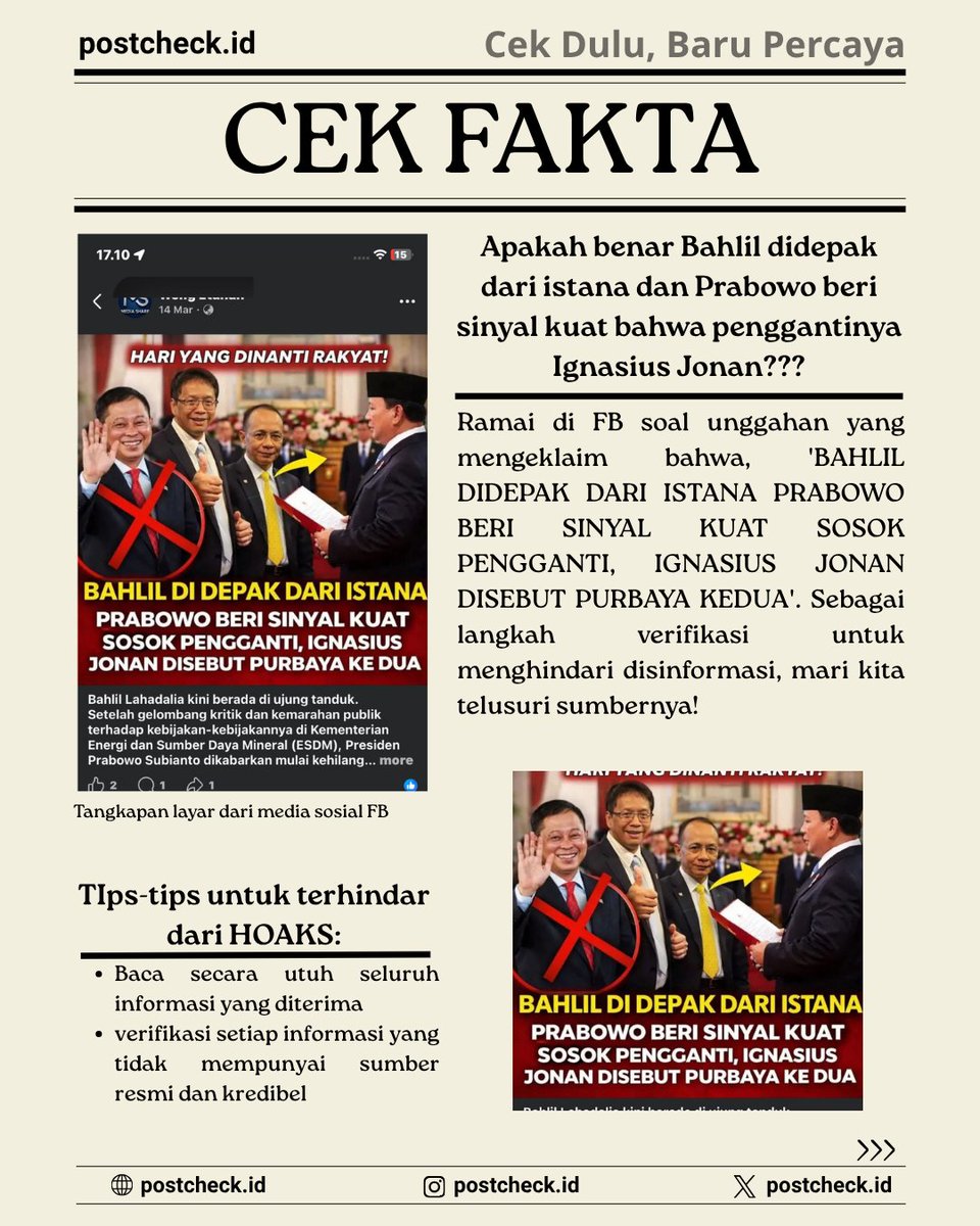 Postcheck.id tweet media