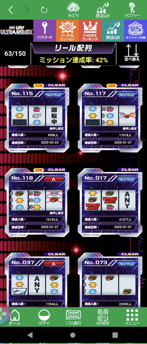 yosuke314159's tweet photo. 5周目残り87個
相変わらずFが引けない。
DT率5/24
終わってる
#ウルトラリミックス
#リーチ目ミッション https://t.co/Ln8cggRt1F