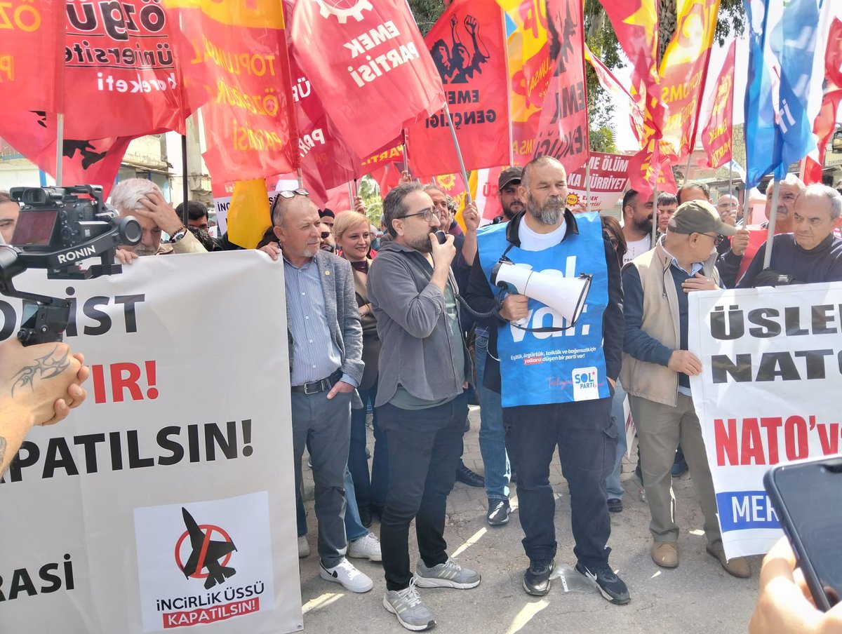 Emperyalistlerin savaş örgütü NATO, İncirlik’te protesto edildi
birgun.net/haber/emperyal…