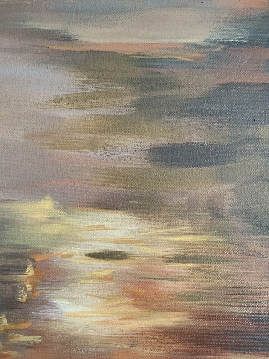 Reflections 
24” x 36” oil on canvas 🎨