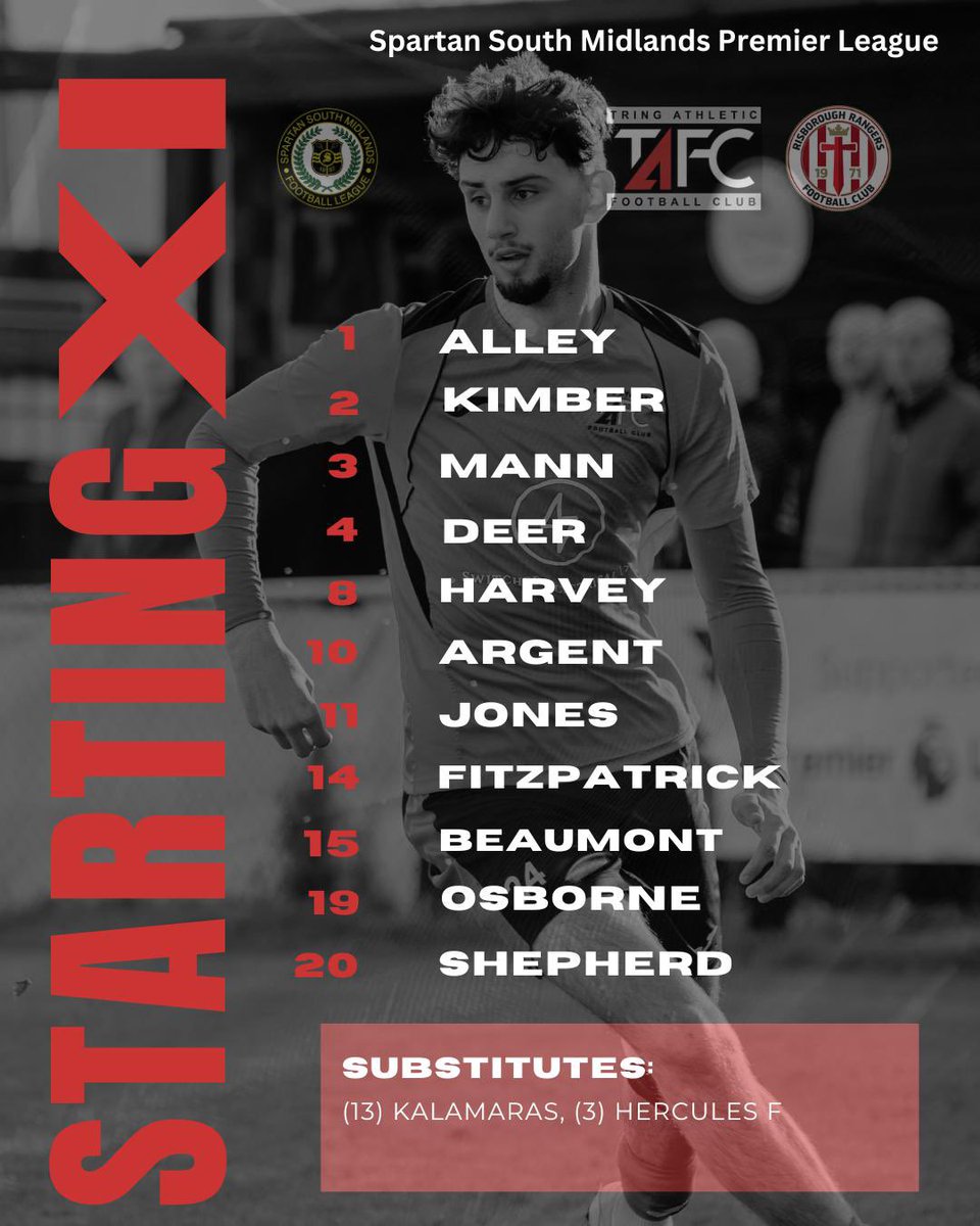 tringathletic's tweet photo. Here we are in Princes Risborough. Line up attached. Debut for Jake Alley on goal. https://t.co/CQypQxSoSo