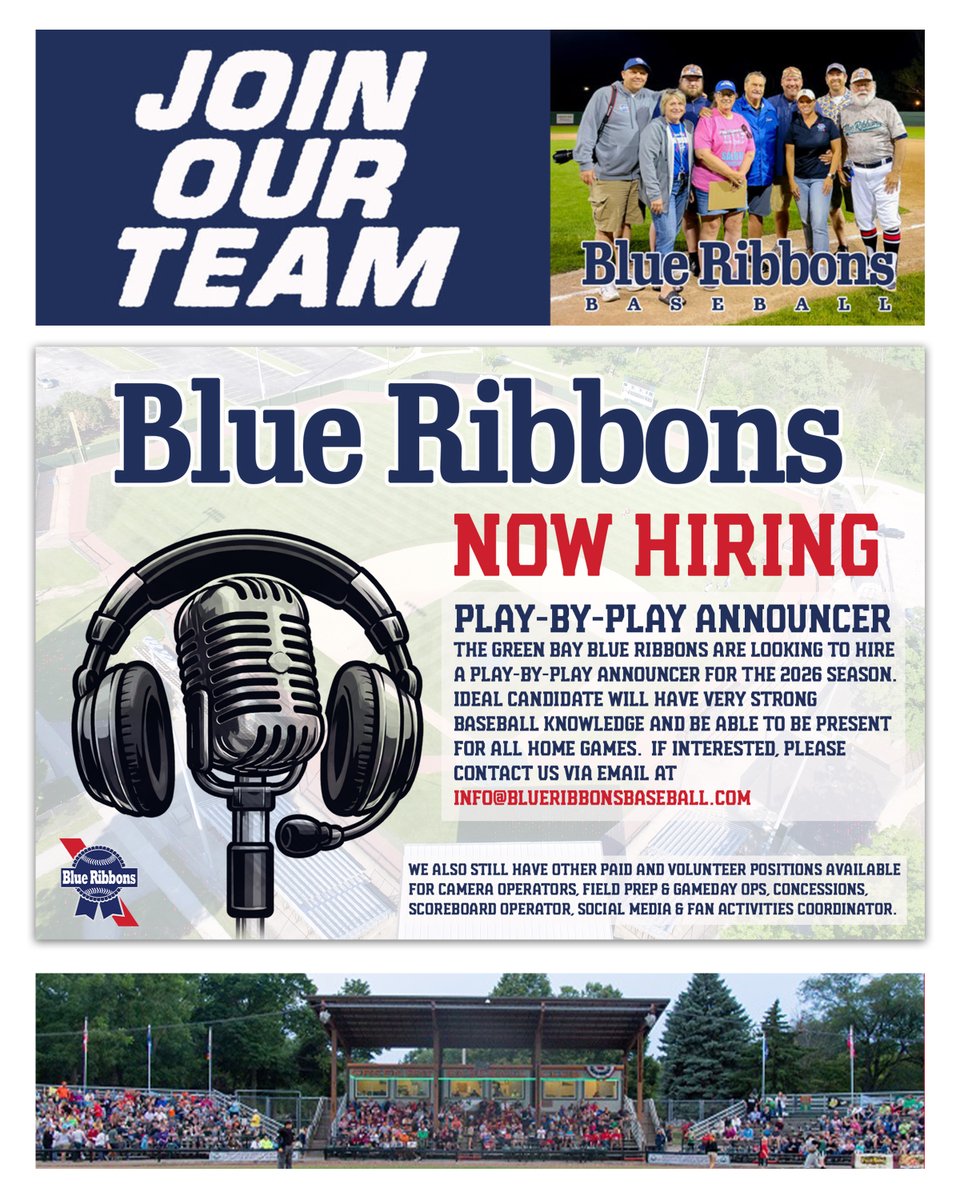 Green Bay Blue Ribbons Baseball tweet media