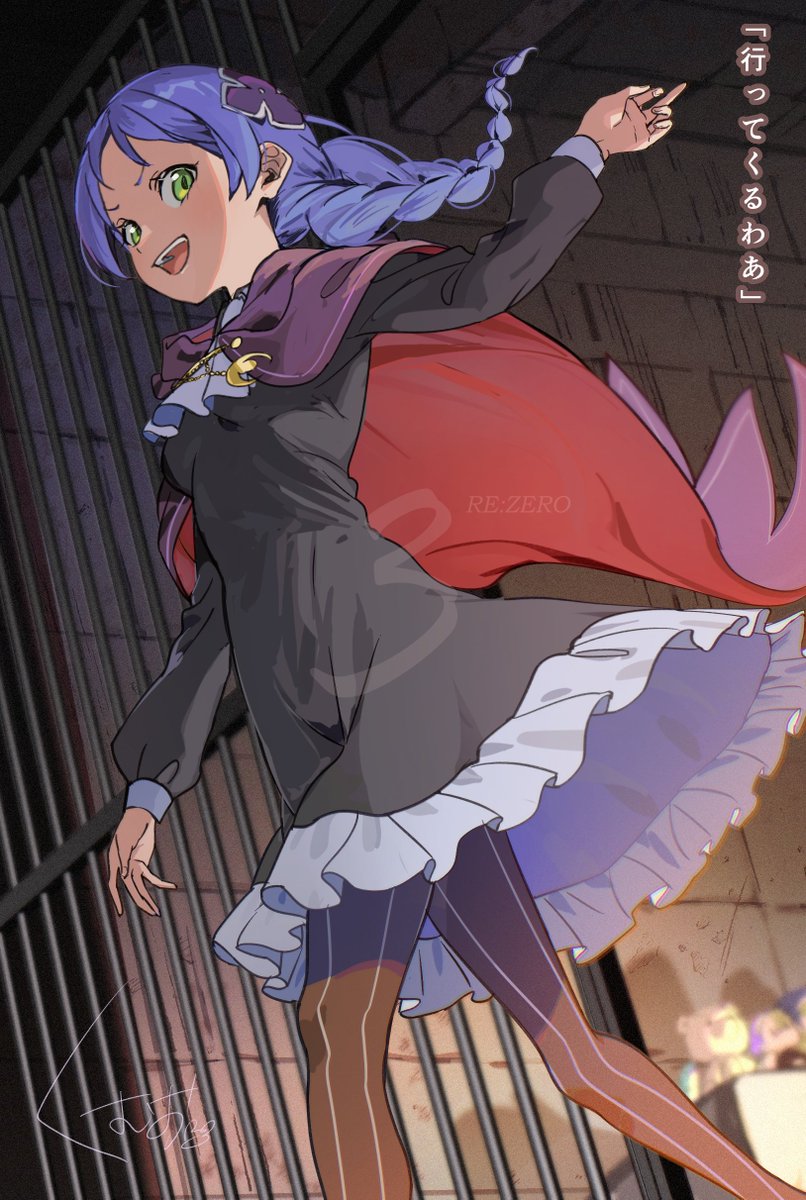 roikumama's tweet photo. メィリィ「行ってくるわあ」
 リゼロアニメ4期放送まであと『3日』
 #リゼロアニメ4期カウントダウン https://t.co/1t8nLfTARA