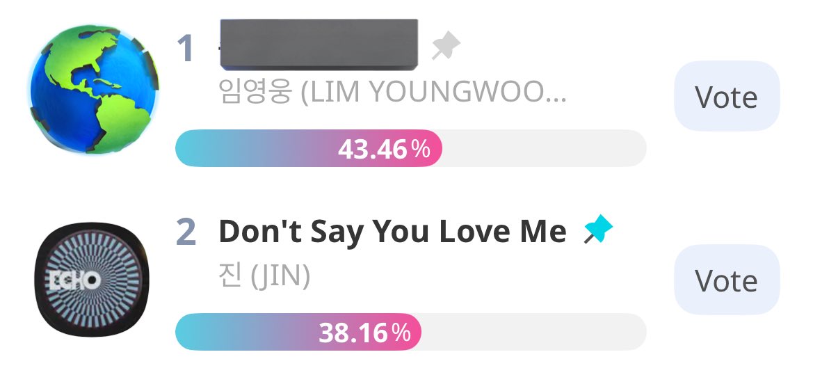 JIN’s POLL tweet media