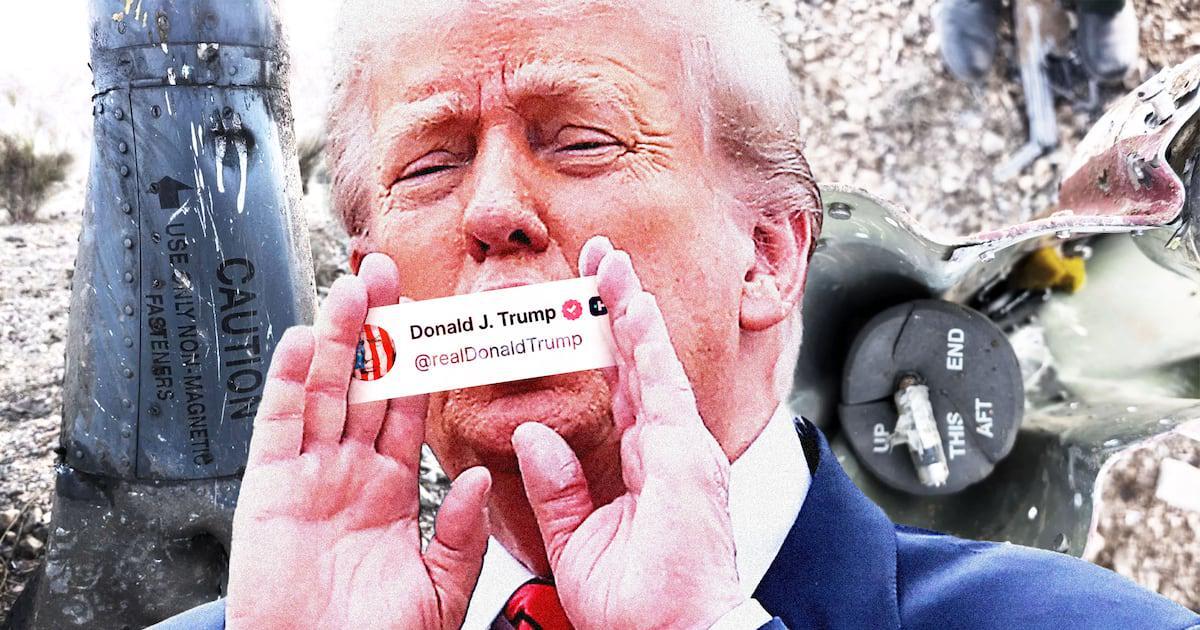 forfunvideoz's tweet photo. 🚨 FRANTIC SEARCH IGNORED: Trump’s latest posts spiral as a missing American case goes cold, sparking backlash and new questions about priorities. 🔎🗣️🇺🇸 https://t.co/Eni7aiLCAw