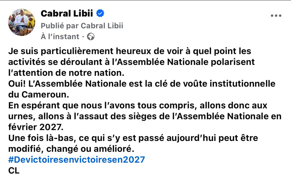 Hon. Rolande NGO ISSI épse MBOCK tweet media