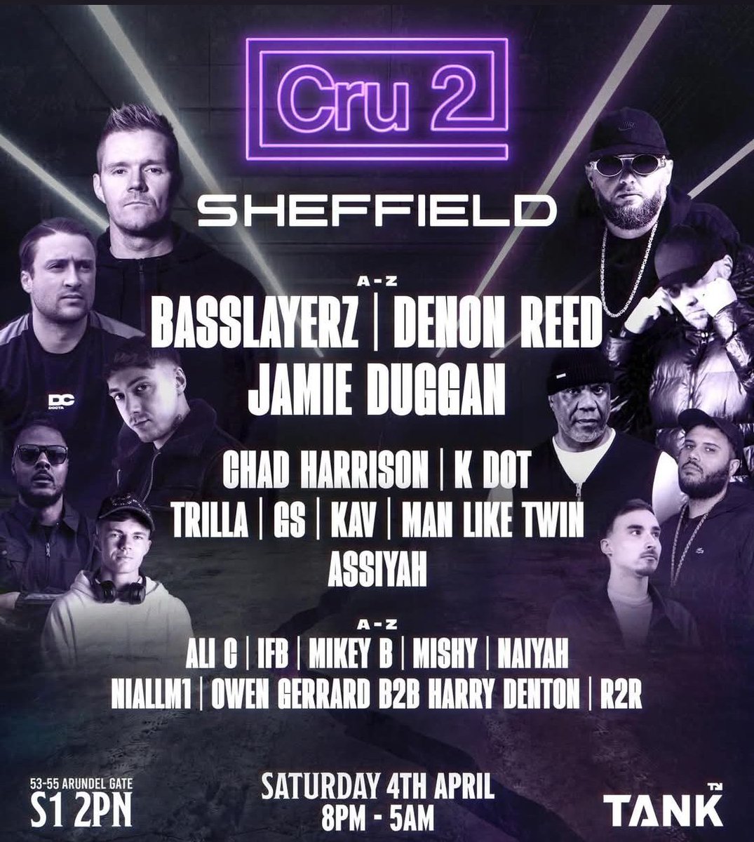NathanLocky89's tweet photo. #tanknightclub #cru2 #bassline #rave #sheffield https://t.co/65mlisB1Zh