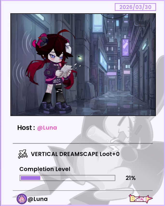 nisya0414's tweet image. My latest adventure was incredible! Join me on this amazing journey! #AdventureTime #Gaming #Bside Mobile bside.zone