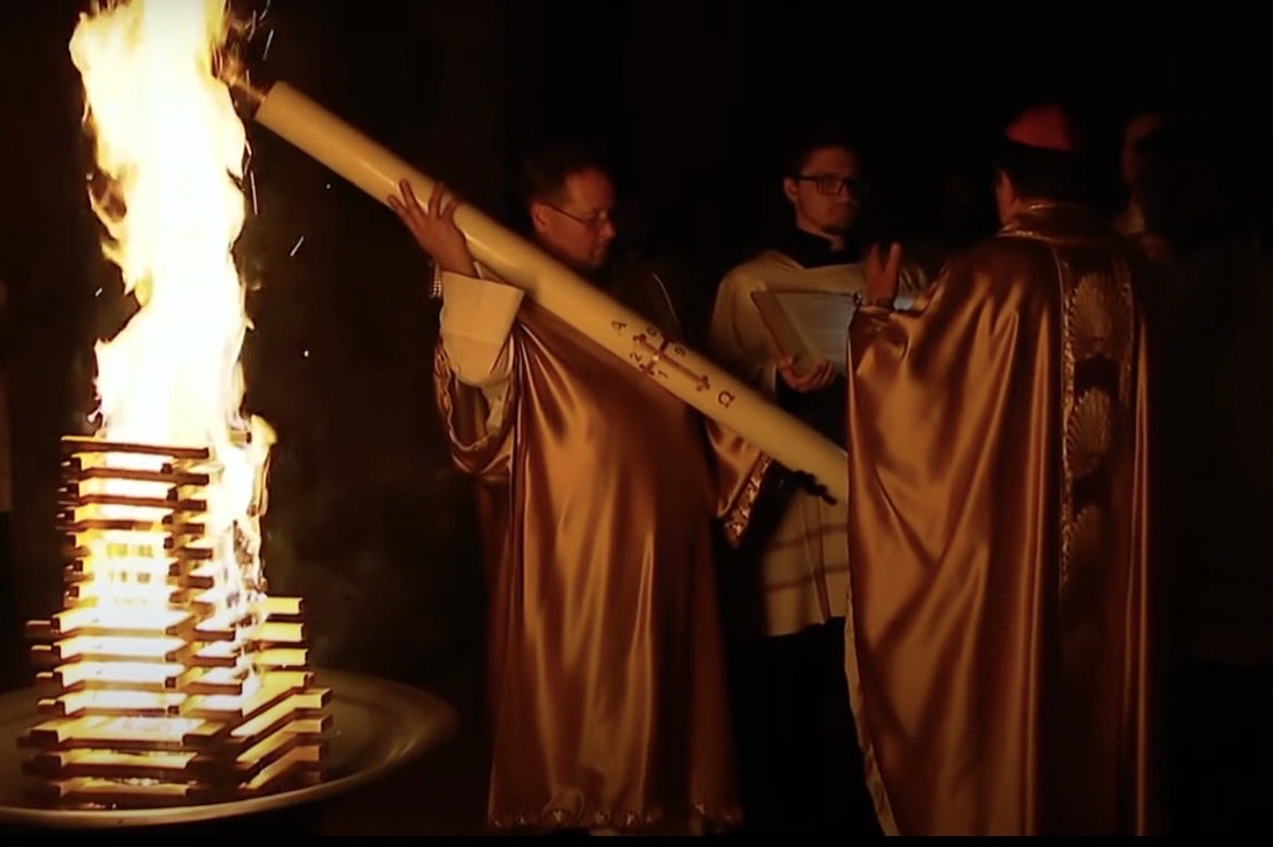 Today is the Easter Vigil Mass My favorite day of the year I remember ...