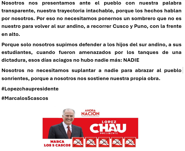 Peruana combativa forever tweet media