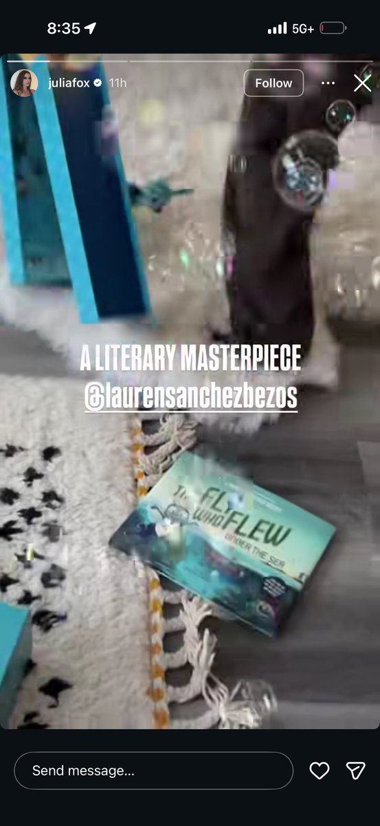 J*lia Fox is a fucking loser 😭

Shading Taylor and kiking to Bezos’s wife.