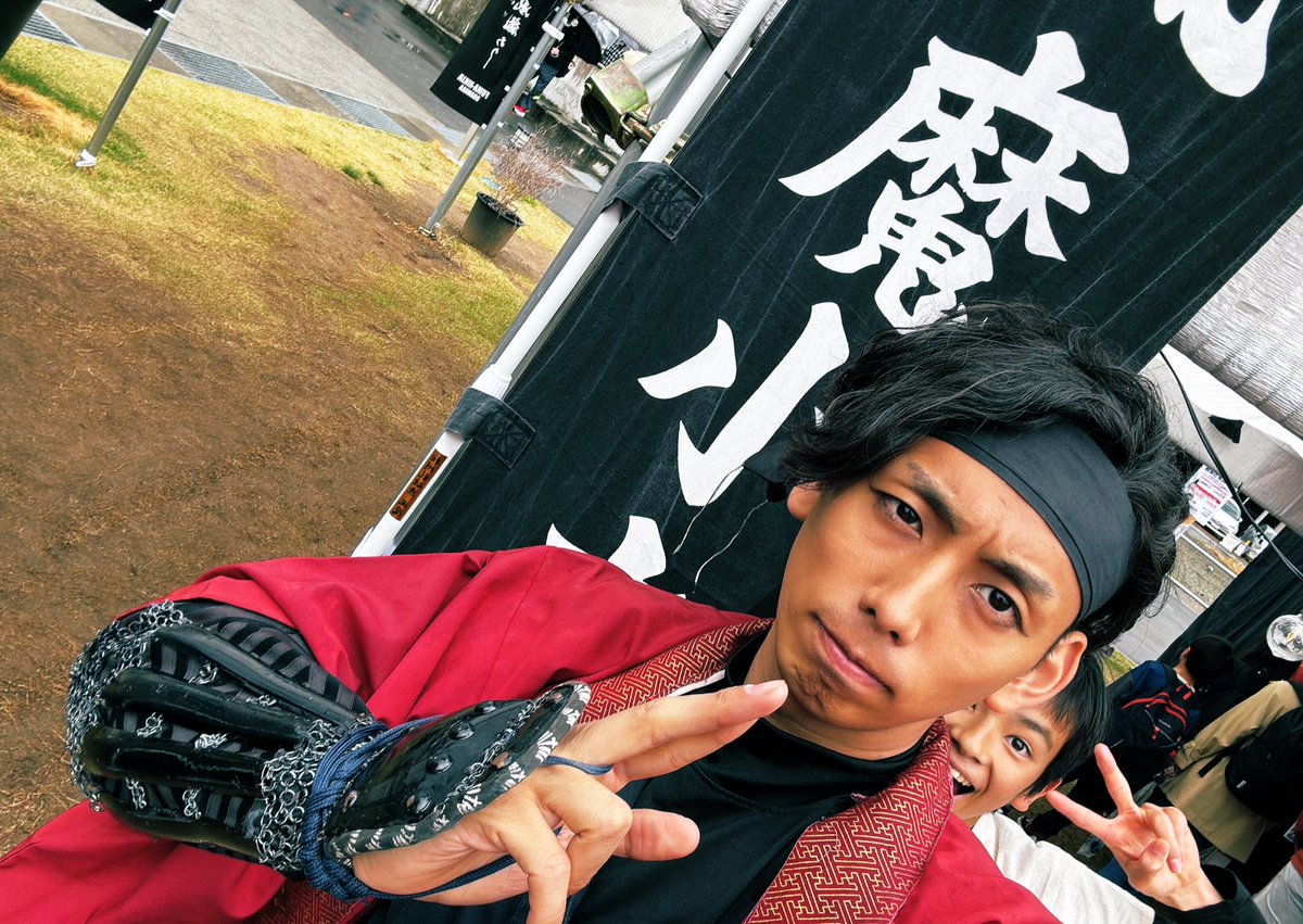 #信玄公祭り  

無事忍務完了でございました！

久々の風魔小太郎として顕現。

生まれ故郷の山梨で戦える事に感謝しつつ

まさかの御方がいらっしゃったりと
てんやわんやな雷光でした。

まだまだがんばるぞい！

 #相州乱破衆  #風魔忍者 #叢咲忍軍