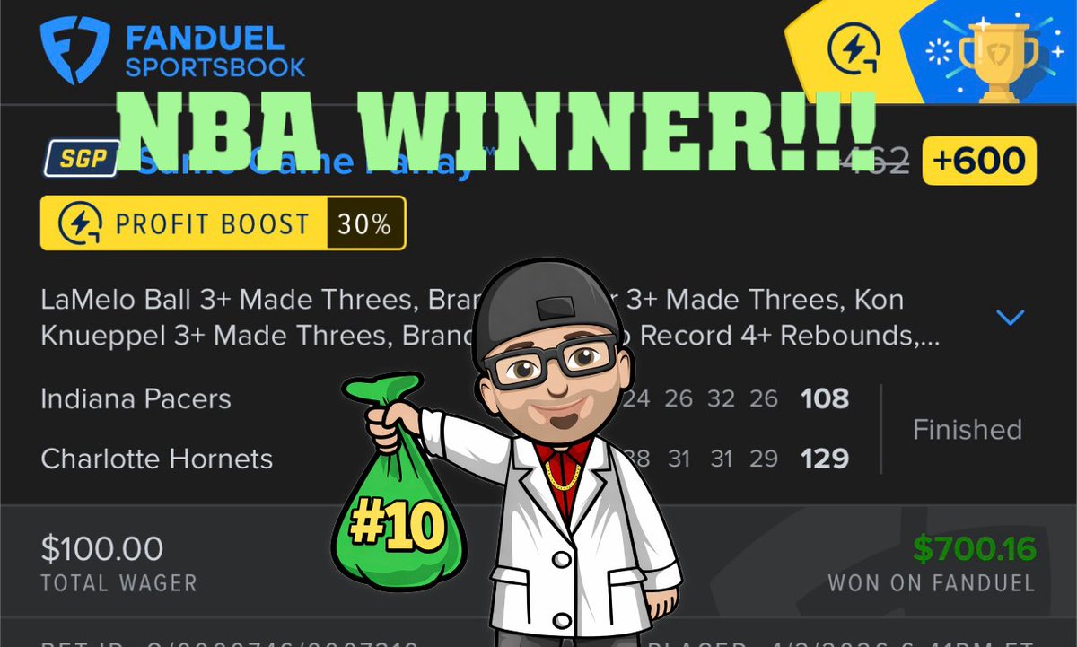 Winning Bets X tweet media