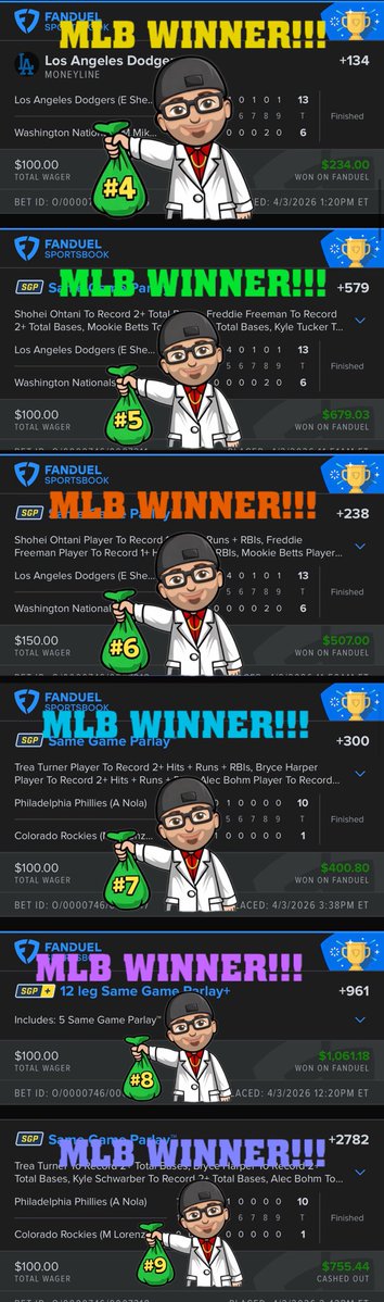 Winning Bets X tweet media