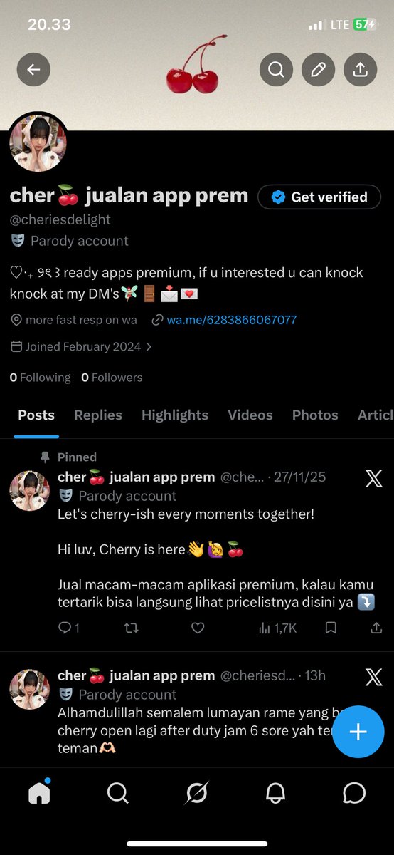 Cherry݁ ˖Ი𐑼⋆ ready apprem tweet media