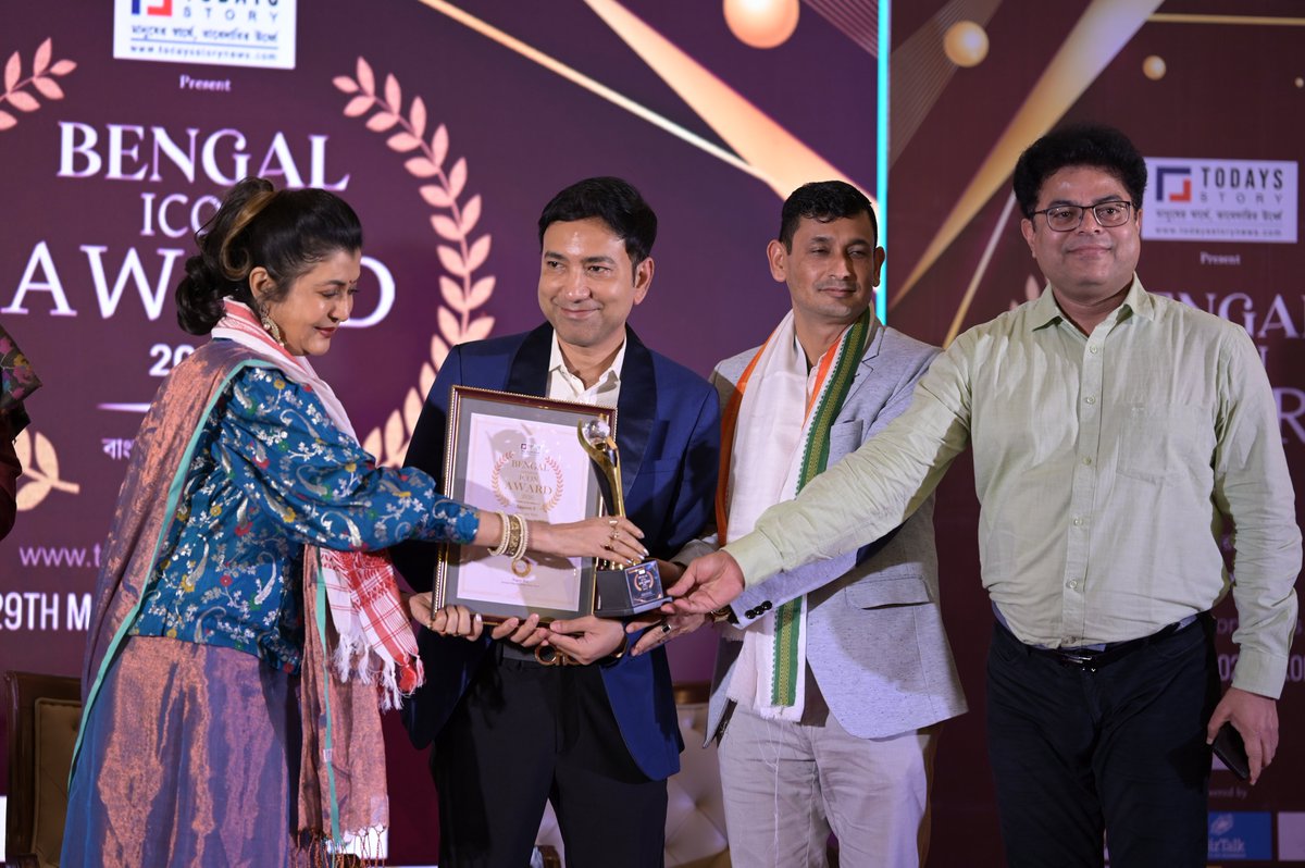 TheKibaDotCom's tweet photo. We are delighted to share that the 𝗞𝗼𝗹𝗸𝗮𝘁𝗮 𝗜𝗻𝘁𝗲𝗿𝗻𝗮𝘁𝗶𝗼𝗻𝗮𝗹 𝗕𝗹𝗼𝗰𝗸𝗰𝗵𝗮𝗶𝗻 𝗔𝘀𝘀𝗼𝗰𝗶𝗮𝘁𝗶𝗼𝗻 has been honored with the prestigious 𝗕𝗲𝗻𝗴𝗮𝗹 𝗜𝗰𝗼𝗻 𝗔𝘄𝗮𝗿𝗱 for 𝗢𝘂𝘁𝘀𝘁𝗮𝗻𝗱𝗶𝗻𝗴 𝗕𝗹𝗼𝗰𝗸𝗰𝗵𝗮𝗶𝗻 𝗘𝗱𝘂𝗰𝗮𝘁𝗶𝗼𝗻 & 𝗘𝗺𝗽𝗼𝘄𝗲𝗿𝗺𝗲𝗻𝘁 📷.
The award ceremony was held at 𝗧𝗵𝗲 𝗣𝗮𝗿𝗸 𝗛𝗼𝘁𝗲𝗹, 𝗞𝗼𝗹𝗸𝗮𝘁𝗮 on 29th March 2026 and was presented by former 𝗠𝗟𝗔 and 𝗿𝗲𝗻𝗼𝘄𝗻𝗲𝗱 𝗧𝗼𝗹𝗹𝘆𝘄𝗼𝗼𝗱 𝗮𝗰𝘁𝗿𝗲𝘀𝘀 𝘿𝙚𝙗𝙖𝙨𝙝𝙧𝙚𝙚 𝙍𝙤𝙮, in the esteemed presence of 𝗟𝗼𝗸 𝗦𝗮𝗯𝗵𝗮 𝗠𝗣 and 𝗧𝗼𝗹𝗹𝘆𝘄𝗼𝗼𝗱 𝗦𝘂𝗽𝗲𝗿𝘀𝘁𝗮𝗿 𝗮𝗰𝘁𝗼𝗿 𝘿𝙚𝙫(𝗗𝗲𝗲𝗽𝗮𝗸 𝗔𝗱𝗵𝗶𝗸𝗮𝗿𝗶).
This recognition was proudly received on behalf of 𝗞𝗼𝗹𝗸𝗮𝘁𝗮 𝗜𝗻𝘁𝗲𝗿𝗻𝗮𝘁𝗶𝗼𝗻𝗮𝗹 𝗕𝗹𝗼𝗰𝗸𝗰𝗵𝗮𝗶𝗻 𝗔𝘀𝘀𝗼𝗰𝗶𝗮𝘁𝗶𝗼𝗻 by President 𝗣𝗿𝗶𝗻𝗰𝗲 𝗖𝗵𝗼𝘂𝗱𝗵𝘂𝗿𝘆 and Vice President 𝗠𝘂𝗸𝗼𝗼𝘁 𝗔𝗹𝗶, marking another milestone in our journey to promote blockchain education, empowerment, and innovation.

#kolkataInternationalBlockchainAssociation #KIBA #KolkataBlockchain #BlockchainIndia #BengalIconAward #BlockchainEducation #BlockchainEmpowerment #TechLeadership #InnovationIndia #Web3India #CryptoCommunity #DigitalIndia #FutureOfTechnology #BlockchainRevolution #KolkataEvents #ProudMoment #AwardWinning #Leadership #Inspiration #TechForGood #EasternIndia #StartupIndia #Entrepreneurship #Web3Community #IndiaTech #Recognition #SuccessStory #KolkataDiaries #BlockchainEcosystem