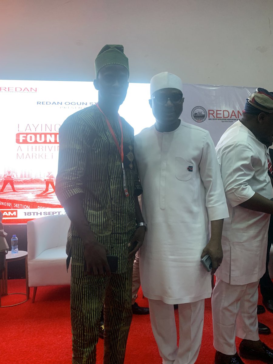 snapvic21's tweet photo. All Glory to God Almighty,

A beautiful moment of impact and shared vision ✨
With Hon. Jagunmolu Akande Omoniyi, Commissioner for Housing, Ogun State, alongside Dr. Adeniyi Adeyemi, REDAN Ogun State Chairman, investors and real estate moguls building lasting value in Ogun. 🏡💼 https://t.co/IbvnHfhfcL