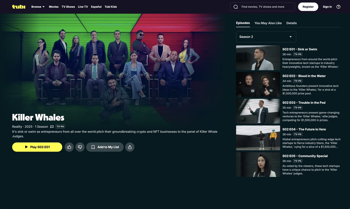 WEEKLY $HELLO COMMUNITY UPDATE

This week’s update is focused on <a href="/KillerWhalesTV/">Killer Whales</a>  distribution, liquidity growth, and continued ecosystem expansion.

We are starting with a major milestone.

🔥Killer Whales is now LIVE on <a href="/Tubi/">Tubi</a> : free to watch adding access to 100M+ viewers