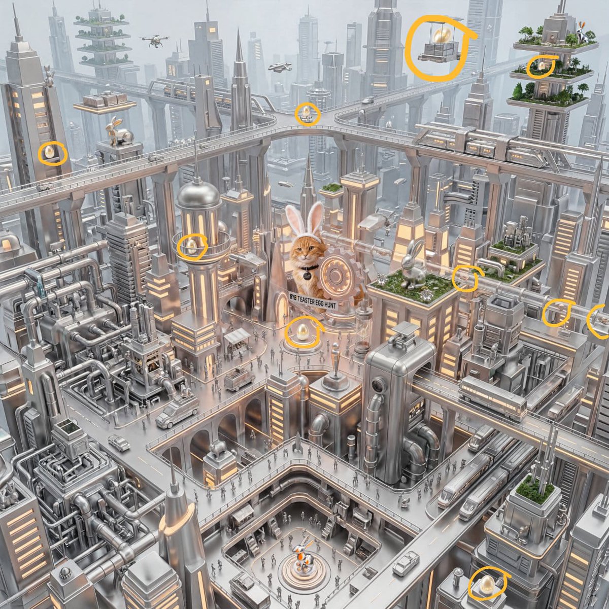 All Tasks Completed ✅ 

I marked all the bunny eggs here in Bybit world

#BybitEasterEggHunt 
<a href="/Bybit_Official/">Bybit</a>