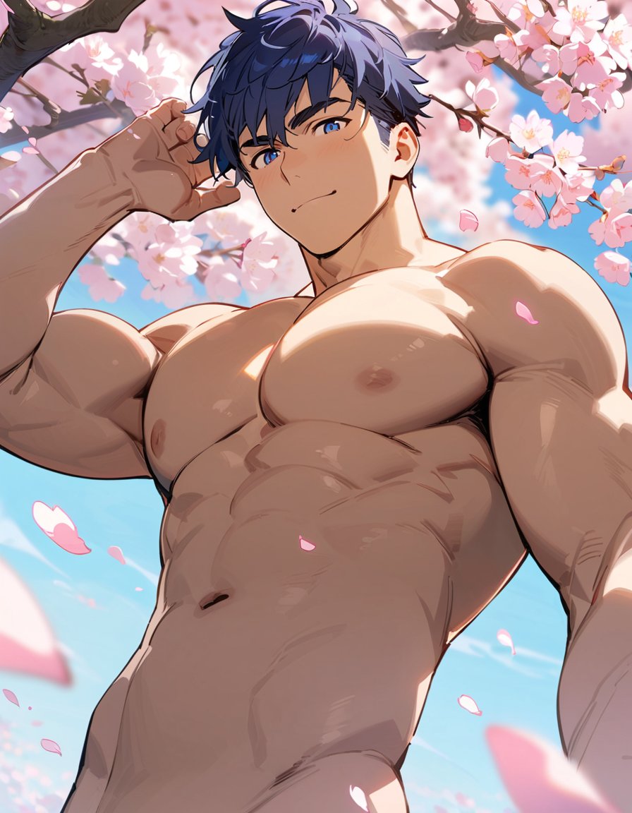 JX839RJGG's tweet photo. Sakura #AIart #AIイケメン部 https://t.co/2XYX6vR5Gd