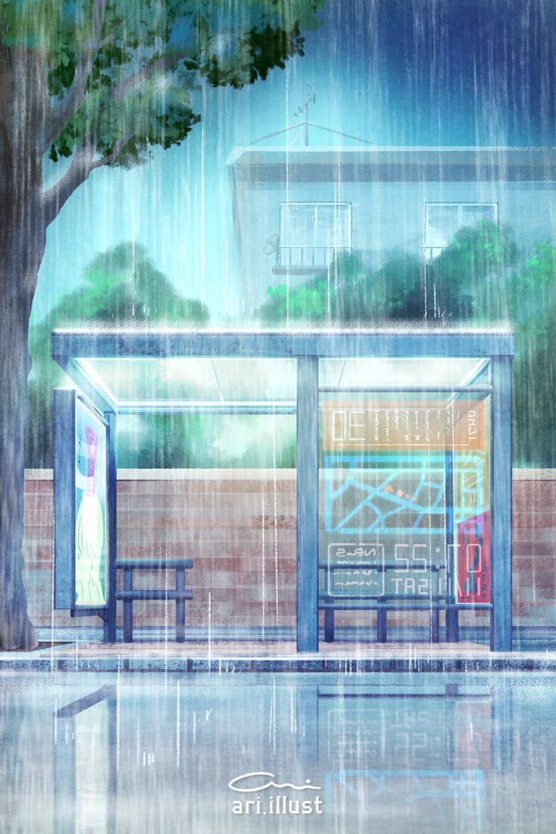 ari︙背景イラストレーター tweet media