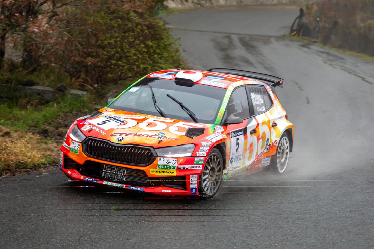 全日本ラリー #SAGARALLY JN-1 5号車 福永修 / 齋田美早子 選手組