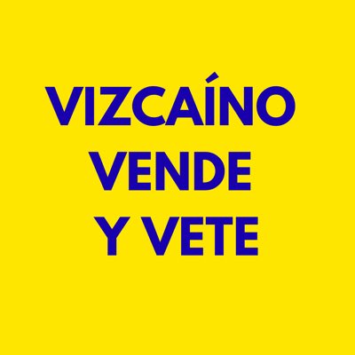 #NuevaFotoDePerfil #VizcainoVendeYVete