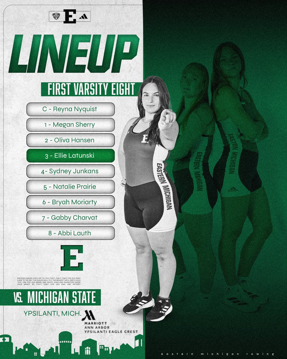 EMURowing's tweet photo. Today’s lineups 🦅🫡 https://t.co/35VSpOE6z1
