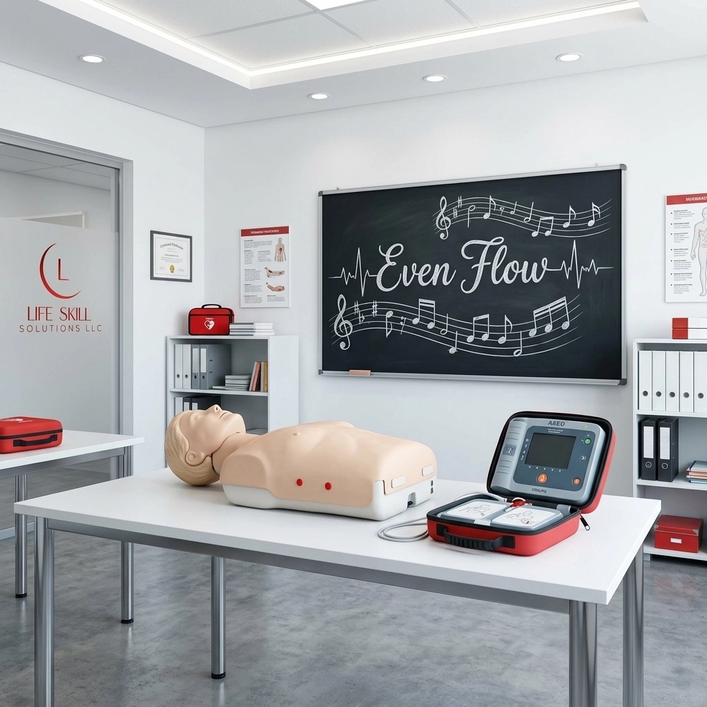 tonya355911's tweet image. "Even Flow" is a CPR rhythm! 🎸 Train with Life Skill Solutions (Red Cross Training Partner). I’m Tonya M Roberts, DM for Imperial Security. Accepting site bids? 🏢

📞 Office: 502-759-3988
📞 Rec: 502-325-8079

#CPR #Security #RedCrossTrainingPartner #Safety