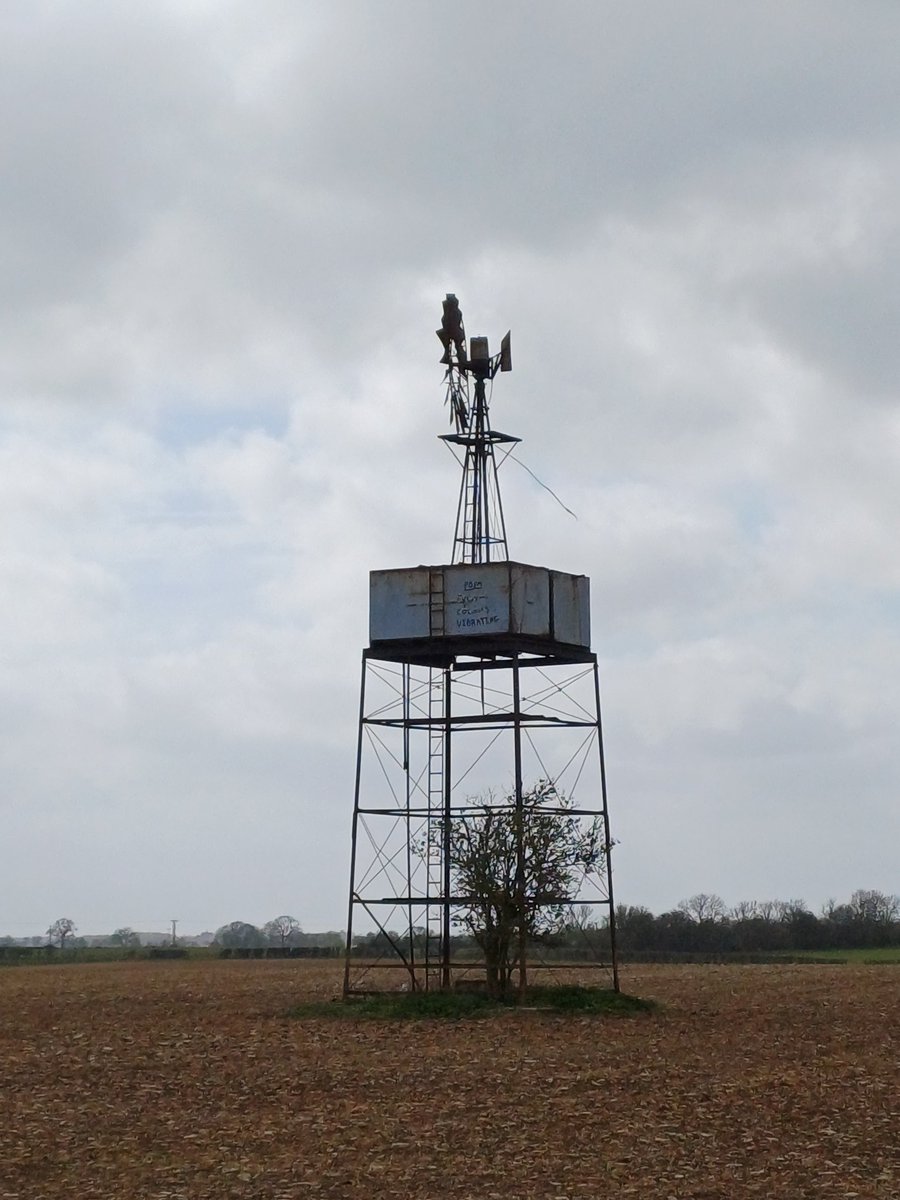 Old water tower spotted on this afternoon's ride out on the suzuki.