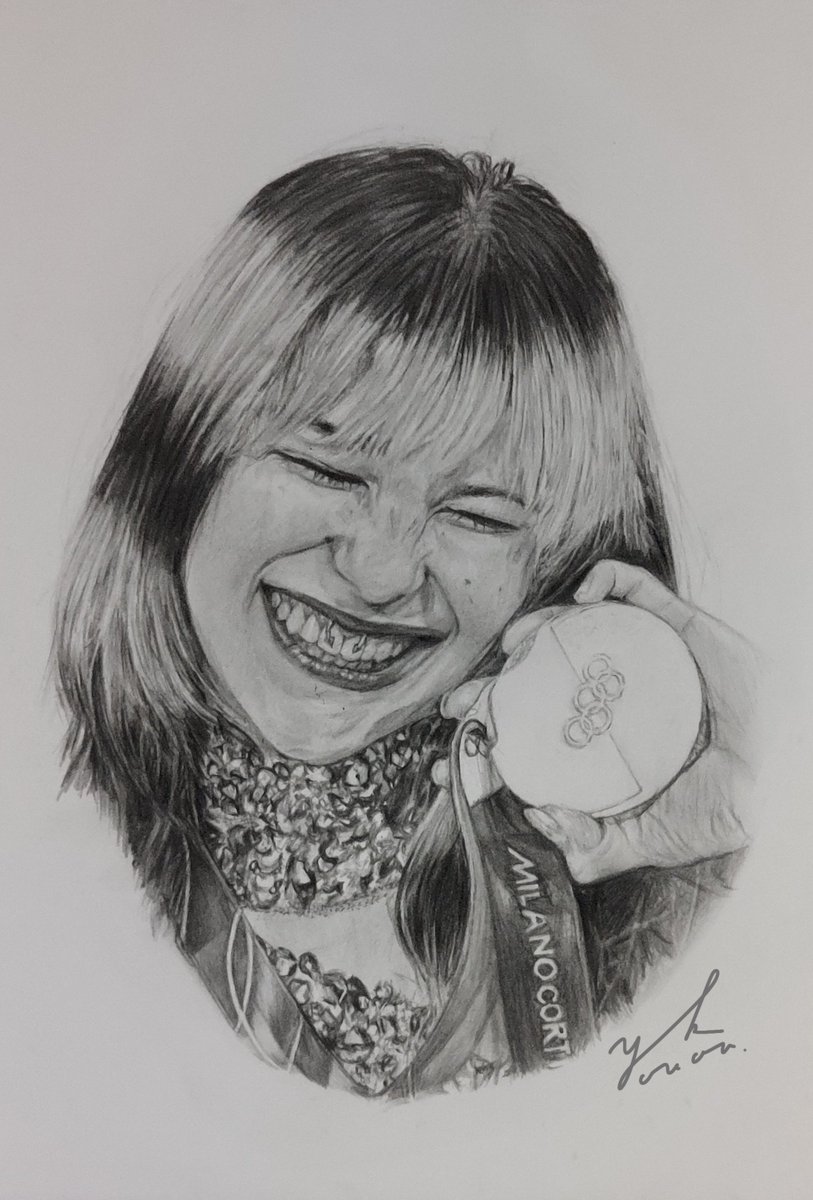 ようこう✏️鉛筆画🐈🥂 tweet media