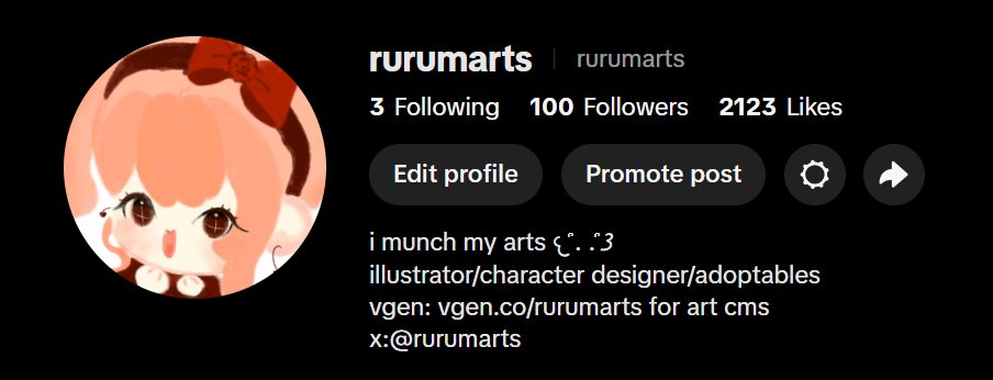 i never expected i'll get even a hundred followers in tiktok! thank you very much huhu