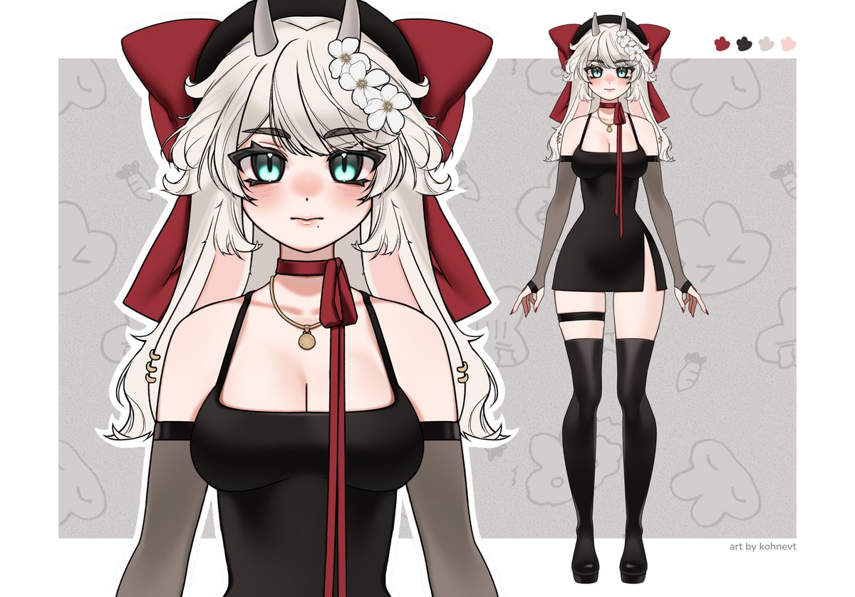 Commission Finished ✧ Character Sheet 𐔌՞. .՞𐦯

@/sourkrym 

#Vtubers #VtuberEN #VGen